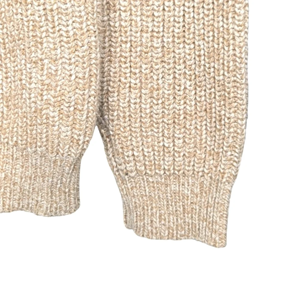 Eddie Bauer Mens Vintage Chunky Ribbed Knit Grandpa Sweater Medium